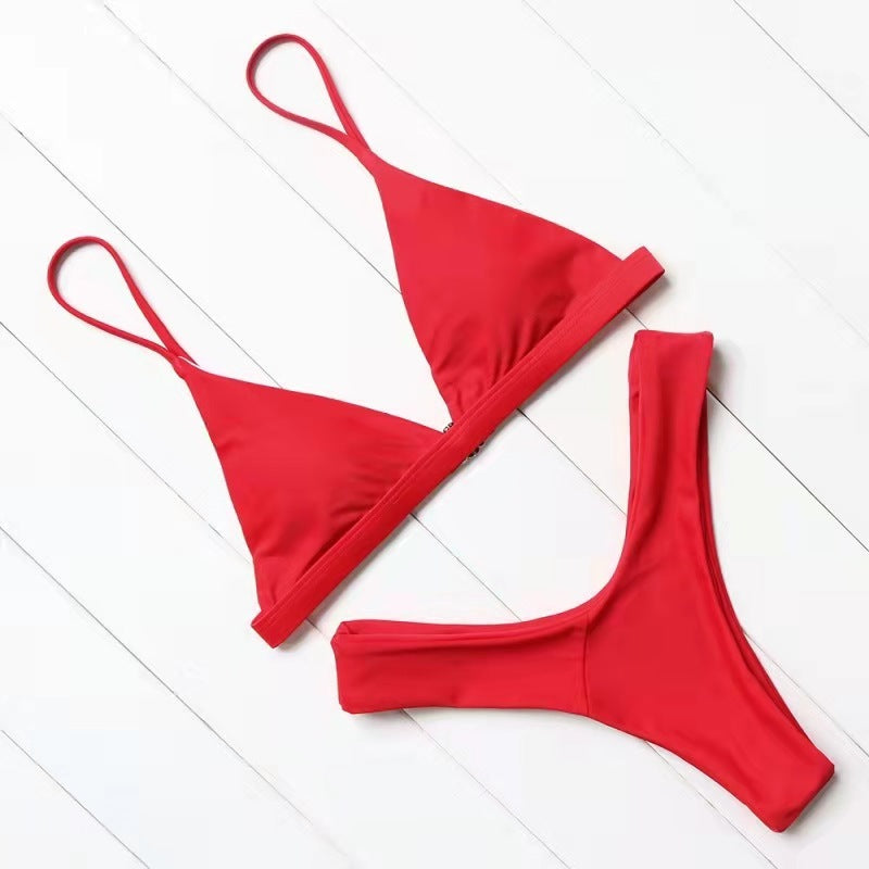 Sexy Nylon Fabric Bikini Swimsuit