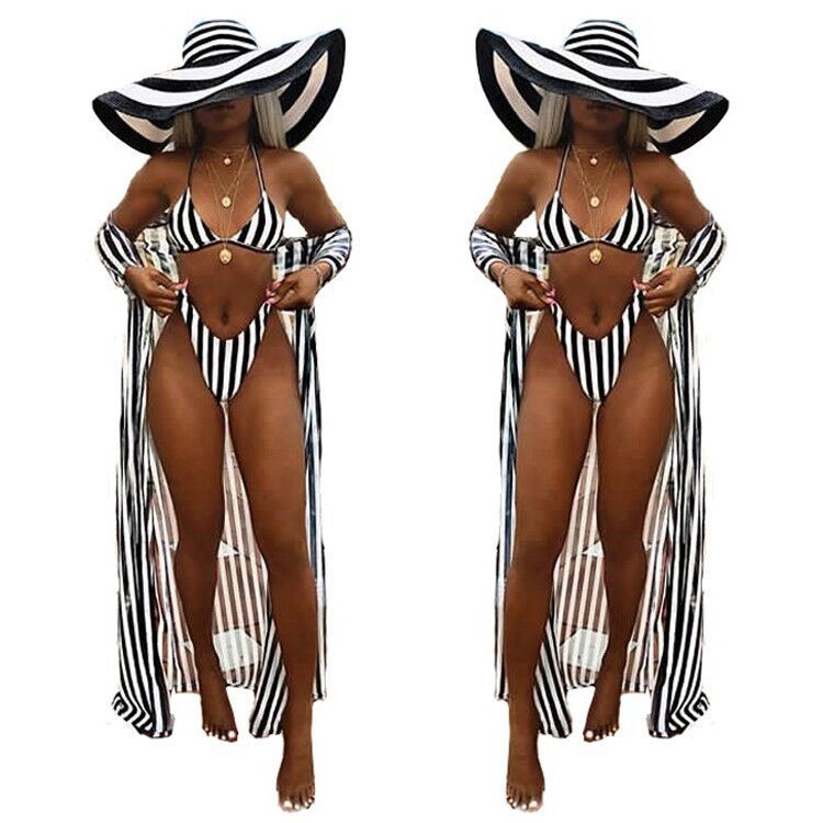 Swimsuit Three Piece Printed Suit Bikini