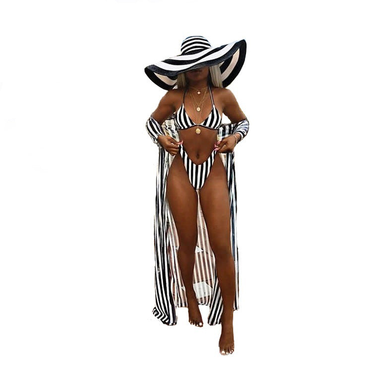 Swimsuit Three Piece Printed Suit Bikini